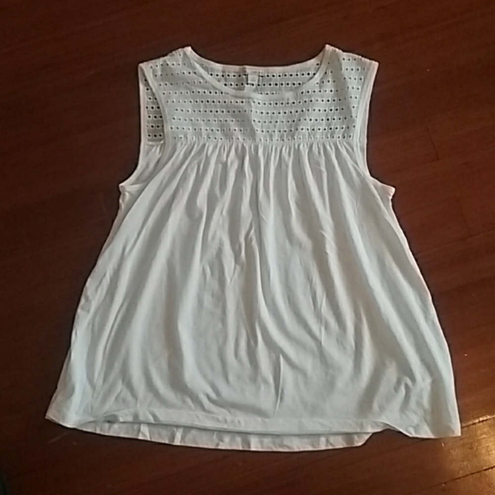 Cotton Eyelet Blouse